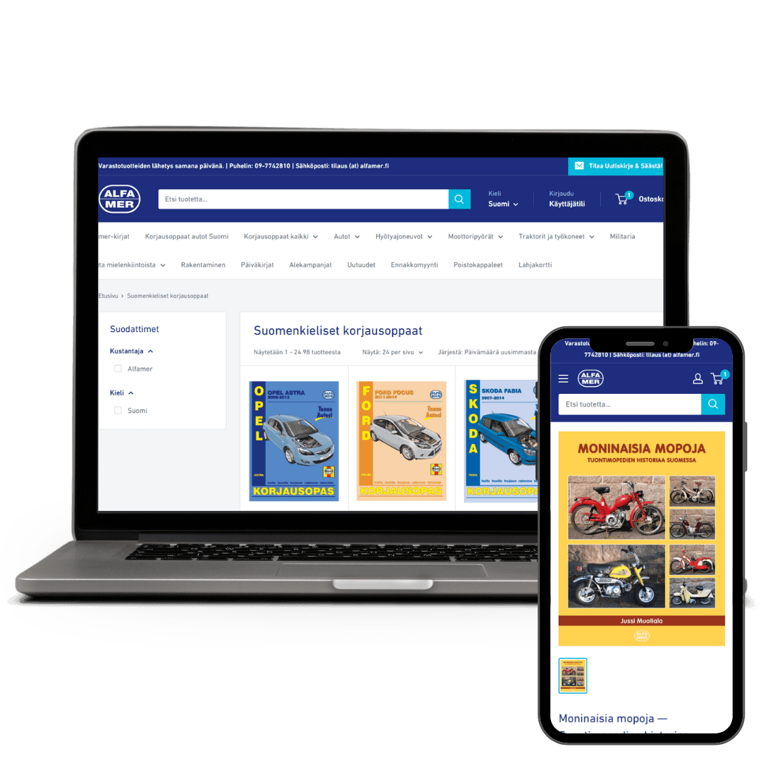 Shopify verkkokauppa esimerkki